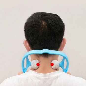 골프공 목 뒷목 어깨 승모근 지압 롤러 마사지 안마기 볼 마사지기 기구 M10951_24846138