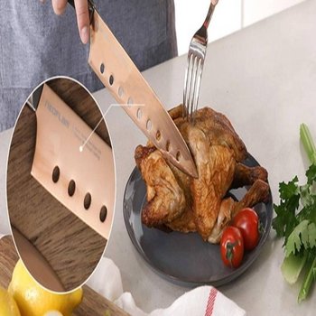 티타늄 코팅 주방 칼 산도쿠 요리 도구 로즈골드 야채 식칼 (WFKIPW6)