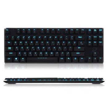 다얼유 EK820 블루투스 겸용 슬림 LED 기계식 키보드 (청축)