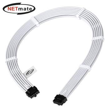 PCI-E 5.0 12VHPWR 슬리빙 케이블 0.6m (화이트)