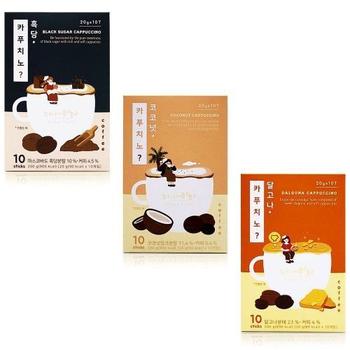 [BF12] 대세커피 흑당 카푸치노 커피 달고나 카푸치노 커피 코코넛 카푸치노 커피