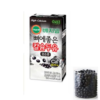 정식품 베지밀 뼈에좋은 칼슘두유 검은콩 190ml 72팩 (S46613777)