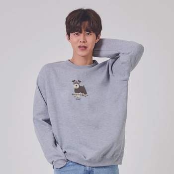 키밍 케리블루테리어 그래픽 맨투맨 후드티