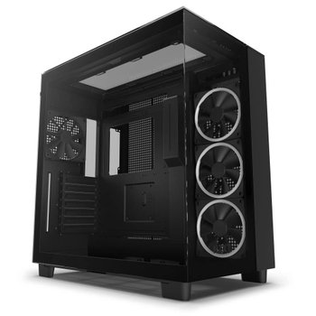 [해외] NZXT H9 Elite PC Black CM-H91EB-01 3142 RGB & 2층 구조 미들 타워 케이스 3면 강화 유리 모델