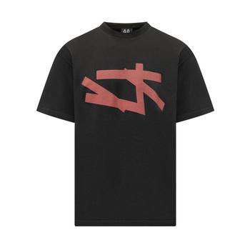 [해외] 26SS 44레이블 반팔 티셔츠 B0030556FA706 P759 BLACK SINGLE 4 DARK RED