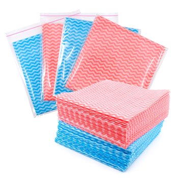 kimspp 비스코스행주 판촉 홍보 행사용 물결행주대포장100P 38x38cm