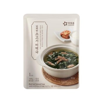 아워홈 담백한 소고기 미역국 300g x3개
