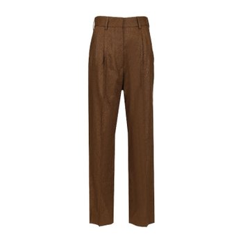 [해외배송] 블레이즈밀라노 레나르드 폭스 실크 플리츠 팬츠 PTMPA01 REN M002