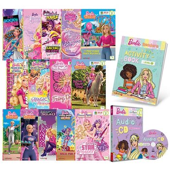 [세이펜BOOK] Barbie Readers 바비 리더스 레벨 2 : 리더스북 14권 + MP3 오디오 CD 1장 + 액티