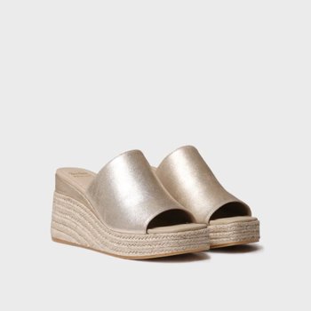 [해외] [TONIPONS - MARLENE] 토니폰즈 마를렌 에스파듀 여성 웨지 구두 힐 샌들 슬리퍼 뮬 Champagne