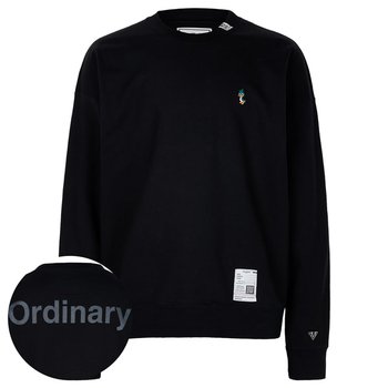미하라야스히로 26SS 블랙 레온 자수 스웨트셔츠 J16PO792 BLACK