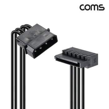 IDE 567WUE72 to SATA 전원 5분배 젠더 케이블 확장 스플리터