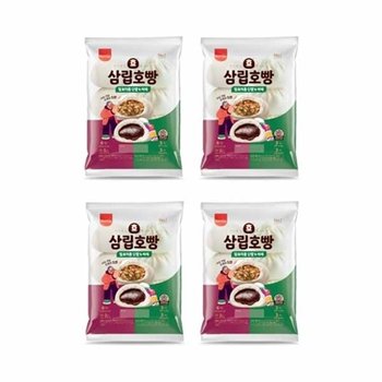 [오티삼립]삼립호빵 발효미종 단팥야채 6입 4봉