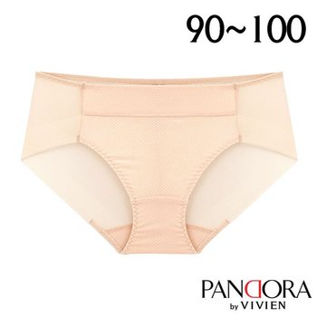 [판도라by비비안]매쉬 헴누디 삼각팬티1종[PPT7120]90~100
