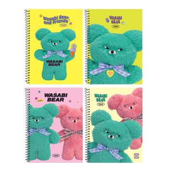[핑크풋] 3000 와사비베어 연습장 4종1세트 (S22659713)
