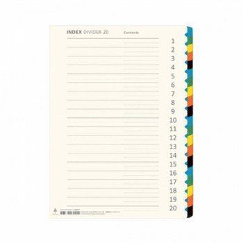 인덱스 A392-7 인덱스20분류 /70662 X ( 2매입 )