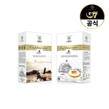 G7 쭝웬 레전드 카푸치노 모카 18g x 12개입