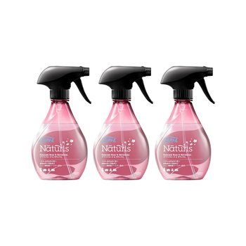 [해외] 페브리즈 내추리스 섬유탈취제 로즈앤제라늄 본품 370mL X3개