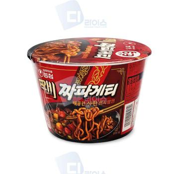 농심 사천짜파게티 큰사발 24개 매운맛 짜장면 컵라면 짜장라면 큰컵 간식 야식  (S49655743)