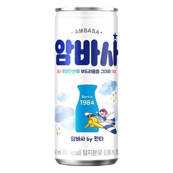 [코카콜라] 환타 밀크소다 250ml x 60캔 (10894807)