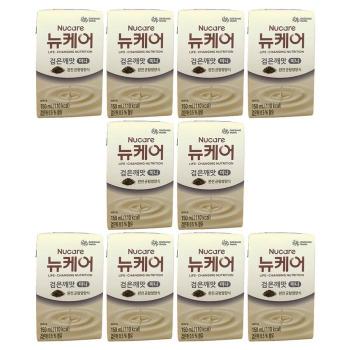뉴케어 미니 검은깨맛 150ml 10개 빨대 노인 균형 영양식 환자식 식사대용 할머 (S41598091)