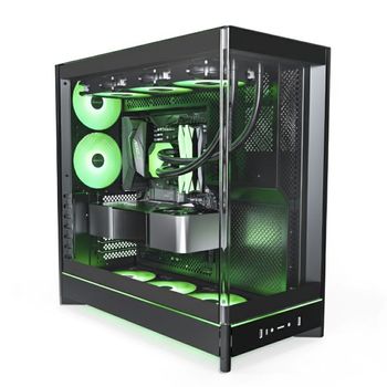 MONTECH HS02 PRO 미들타워 케이스 블랙