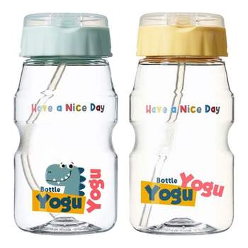 코멕스 요구요구 빨대물병 460ml X 2종(민트+옐로우)