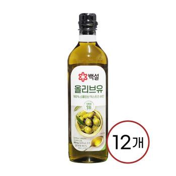 백설 압착 올리브유 900ml x 12개 (S42513440)