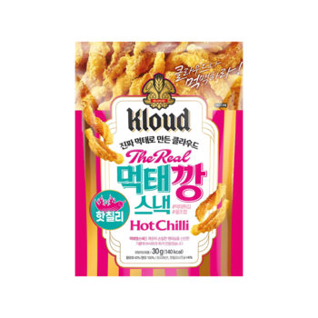 클라우드 먹태깡스낵 핫칠리 안주간식 30g x 5개