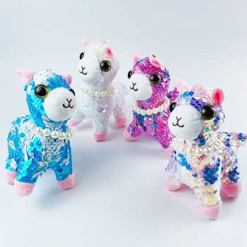 번쩍 장식 라마 가방걸이 키링 4type