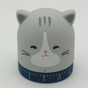 요리스톱워치 아날로그 태엽 쿠킹 타이머 고양이 주방
