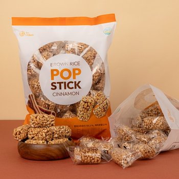 더오담 시나몬 현미팝스틱 200g 국내산 현미 쌀과자