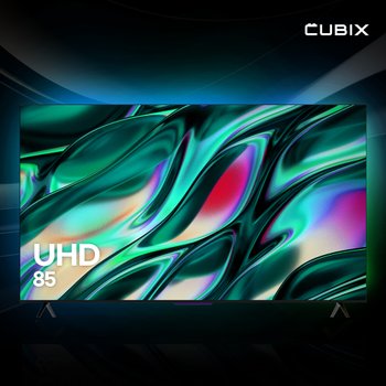 큐빅스 85인치 4K UHD TV LED 218cm 대형티비 LG IPS 패널 5년AS보증