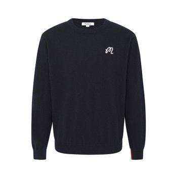 말본 M 캐시 혼방 크루넥 니트스웨터 NAVY (MAN) EVR M6321PKT07 NVY