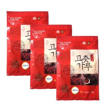 2026년 국산 예천 태양초 고춧가루 매운맛3kg