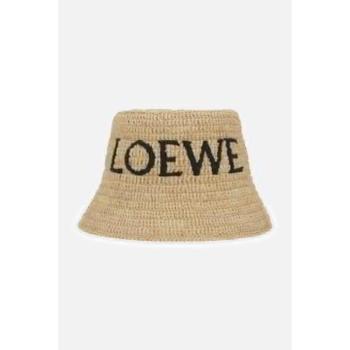 LOEWE 라피아 로고 버킷햇 K820HB1XA42123