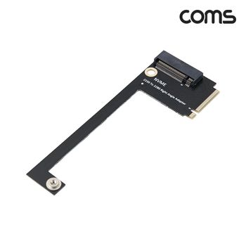 M Key <b>M.2</b> NVMe SSD <b>2230</b> to 2280 노트북 외장하드 컴퓨터 변환 어댑터 우향 꺾임 젠더 메인보드