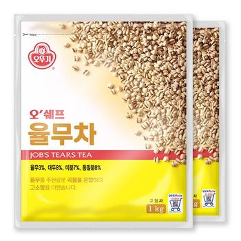 오뚜기 오쉐프 율무차 (1kg) x 2봉