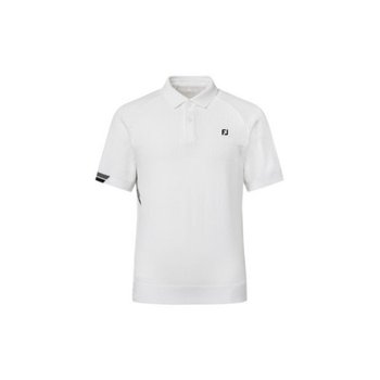 골프반팔티 VQA RHRFJ41390 Z-TECH 니트 폴로 셔츠 White