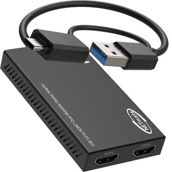 USB3.0 to 듀얼 HDMI DisplayLink 컨버터 UHM03