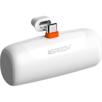 PD 20W 고속 CP 일체형 미니 도킹 보조배터리 5000mAh SPE-PA5PD20WCP 화이트 Speedy