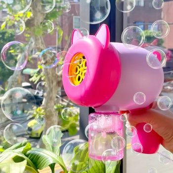 피그캣 대형 자동 버블건 핑크 _ 301875400
