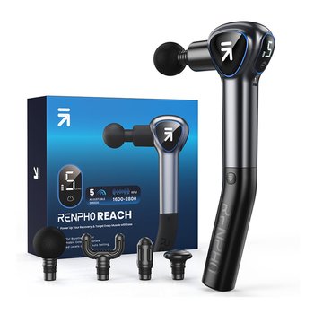[렌포] 리치 마사지건 전신 어깨 종아리 무선 경량 마사지기 (REACH R-C007)