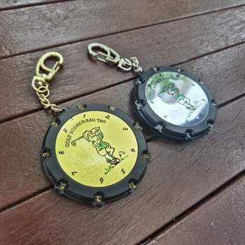 골프 스코어 계산기 18홀 키홀더 고리 시계 한게임 필드 걸이