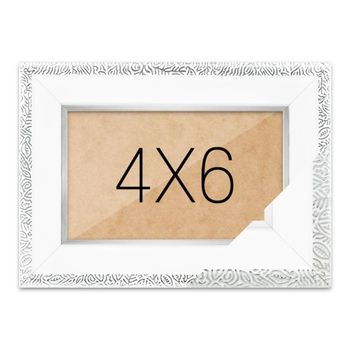 사진액자 YC99VK61 4x6 (슬림 앤틱화이트) 탁상벽걸이