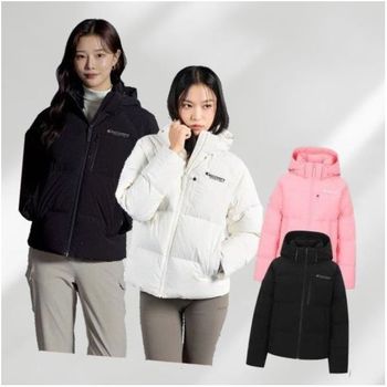 {매장정품} 디스커버리 택가 419,000원 겨울 이월할인 여성 베른 라글란 구스다운숏패딩 DWDJ620