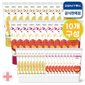 제니튼 닥터망구 자퐁 초등학생 치약 60g+미니 15g x10개 8-13세
