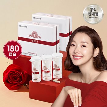유한양행 엘레나 질건강 유산균 30캡슐 x 6개 (180캡슐) 180일분