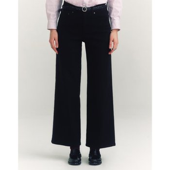 헤지스 여성 [기모][세미와이드] 다크그레이 에센셜 데님 팬츠 HSPA4D983G3