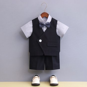 [베이비맥스] 베트 브이 사선 반팔 정장 세트 R11000 [P003640037]